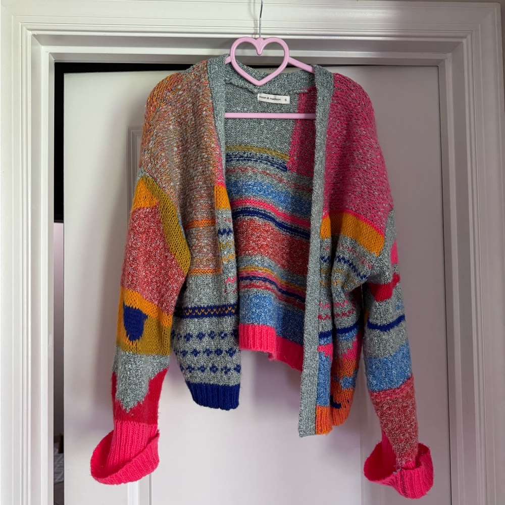 Colorful Women's cardigan Sweater
